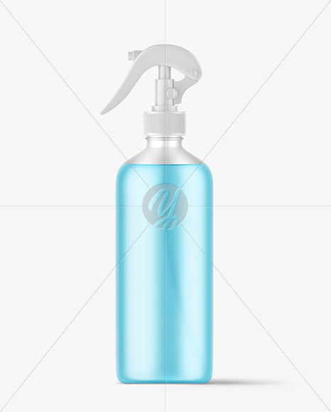 Frosted Trigger Spray Bottle Mockup