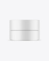 Matte Cosmetic Jar Mockup