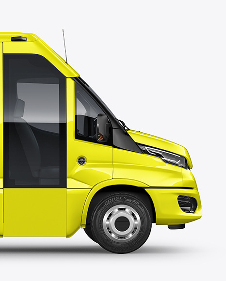 Bus Mockup - Side View