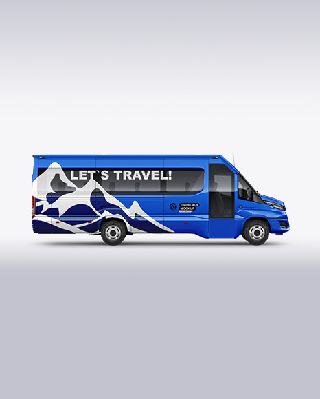 Bus Mockup - Side View