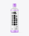 Frosted Bottle Mockup