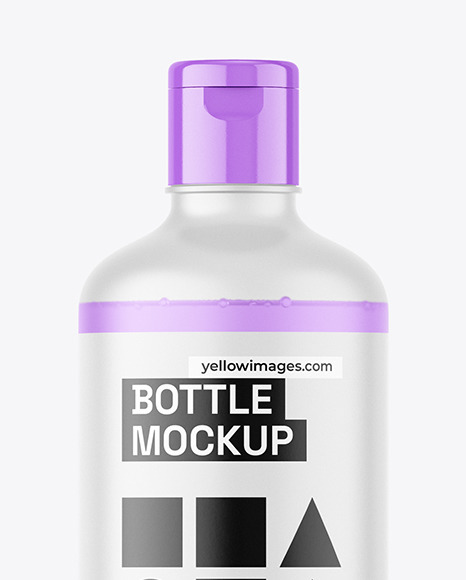 Frosted Bottle Mockup