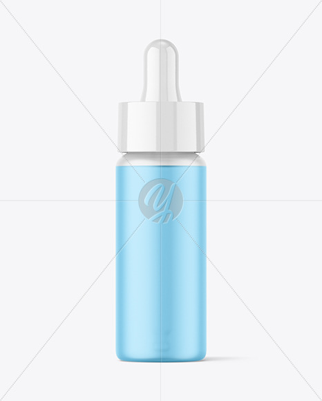 Frosted Dropper Bottle Mockup - Free Download Images High Quality PNG