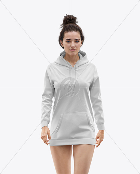 Girl in a Hoodie Mockup