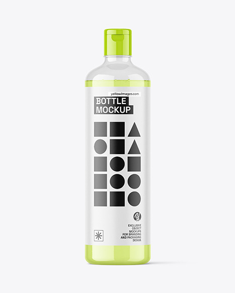 Clear Bottle Mockup