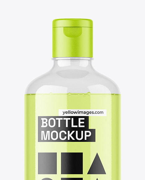 Clear Bottle Mockup