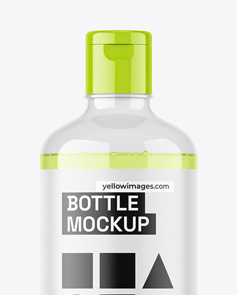 Clear Bottle Mockup