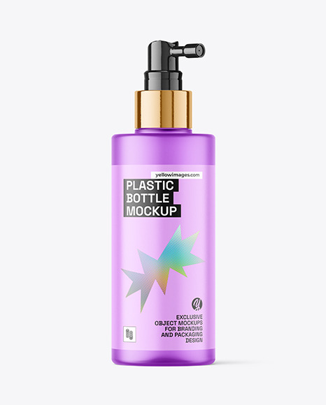 Frosted Plastic Pump Bottle Mockup Frosted Plastic Pump Bottle Mockup