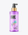 Frosted Plastic Pump Bottle Mockup Frosted Plastic Pump Bottle Mockup