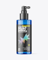 Blue Plastic Pump Bottle Mockup Blue Plastic Pump Bottle Mockup