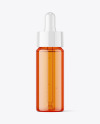 Orange Dropper Bottle Mockup