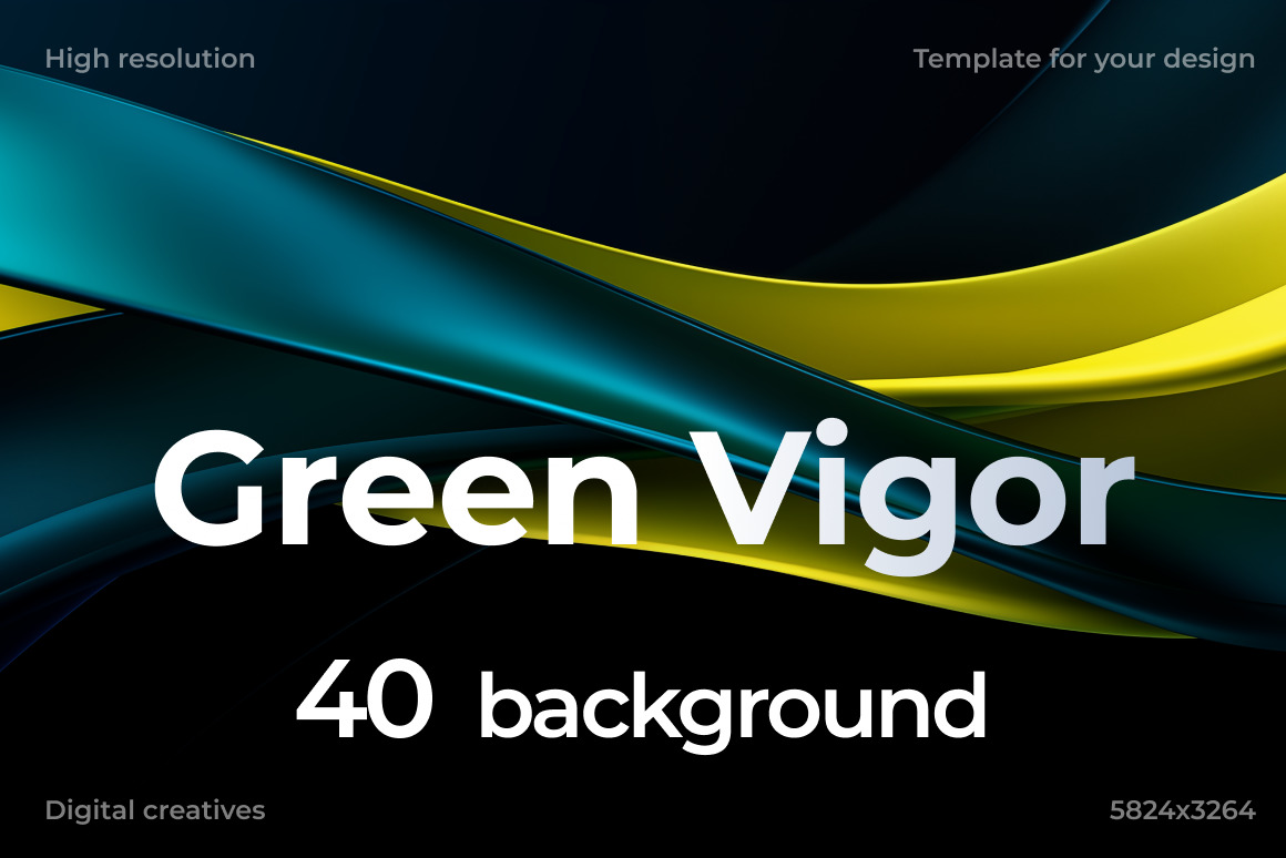 Green Vigor ❊ Background Set