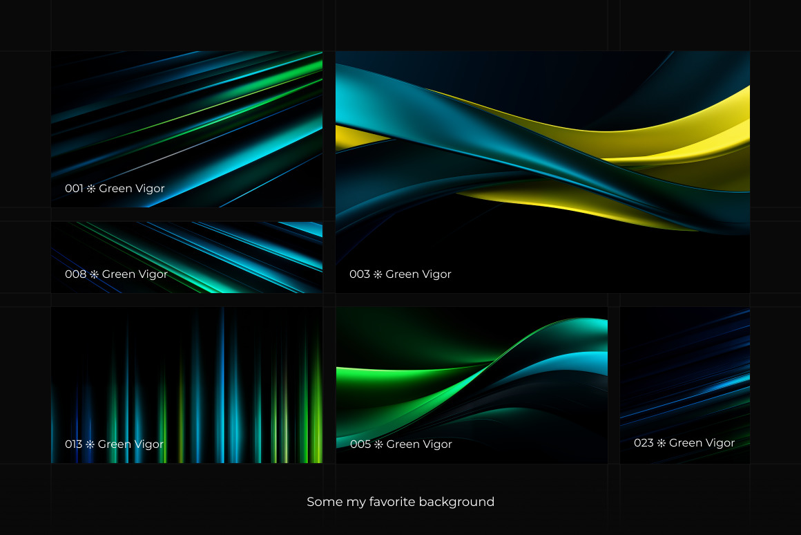 Green Vigor ❊ Background Set Green Vigor ❊ Background Set