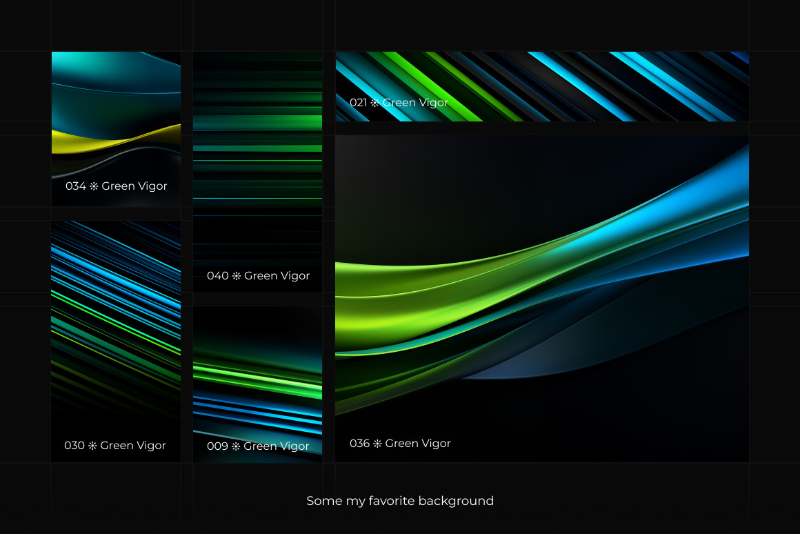 Green Vigor ❊ Background Set Green Vigor ❊ Background Set