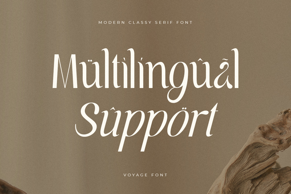 Voyage - Modern Classy Serif Font Voyage - Modern Classy Serif Font