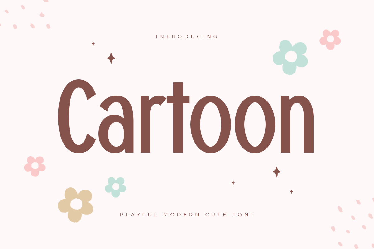Cartoon - Playful Modern Cute Font Cartoon - Playful Modern Cute Font
