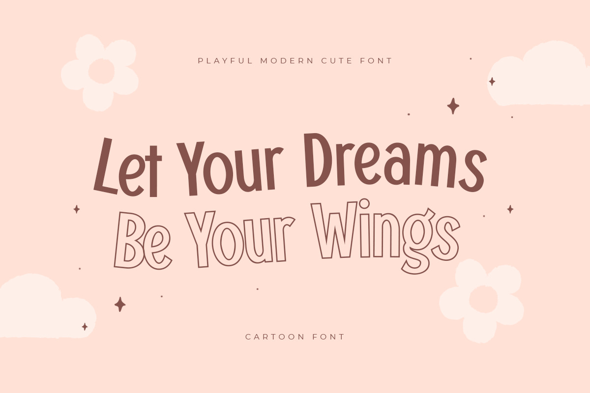 Cartoon - Playful Modern Cute Font Cartoon - Playful Modern Cute Font