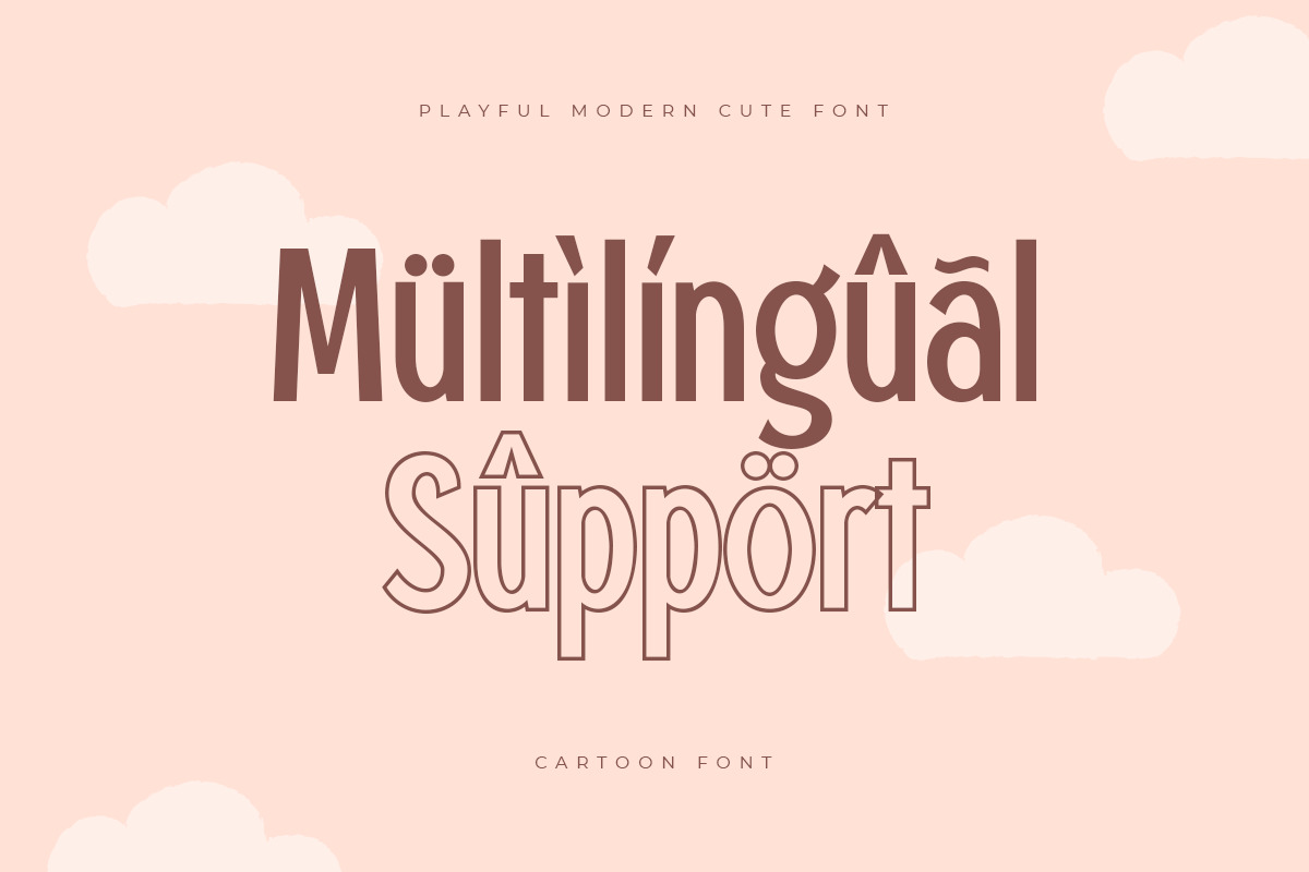 Cartoon - Playful Modern Cute Font