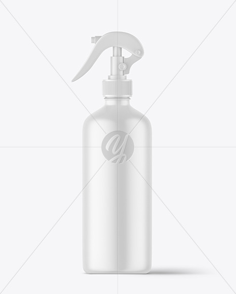 Matte Trigger Spray Bottle Mockup