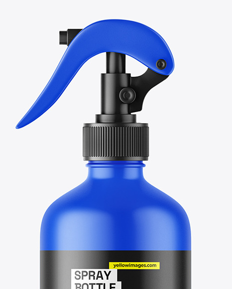 Matte Trigger Spray Bottle Mockup