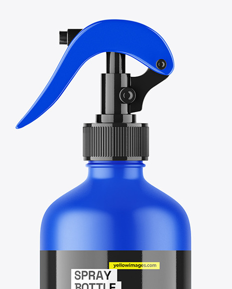 Matte Trigger Spray Bottle Mockup