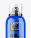 Glossy Spray Bottle Mockup