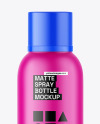 Matte Deodorant Spray Bottle Mockup