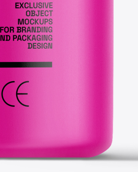 Matte Deodorant Spray Bottle Mockup