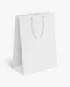 Textured Paper Shopping Bag Mockup