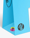 Textured Paper Shopping Bag Mockup