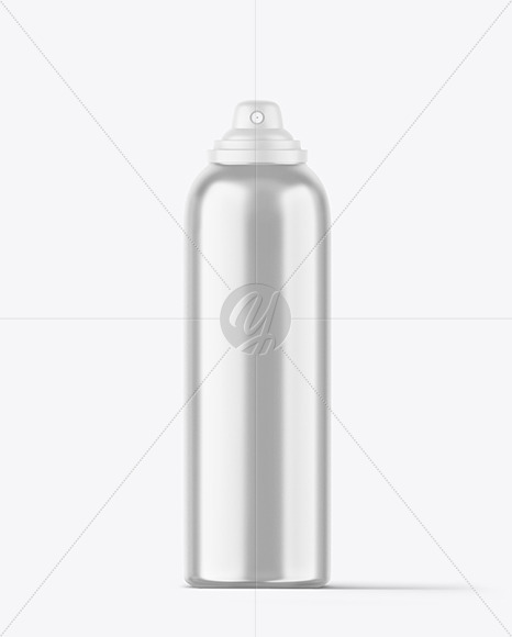 Metallic Spray Bottle Mockup