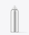 Metallic Spray Bottle Mockup