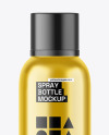 Metallic Spray Bottle Mockup