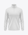 Men's Zip Sweatshirt Mockup