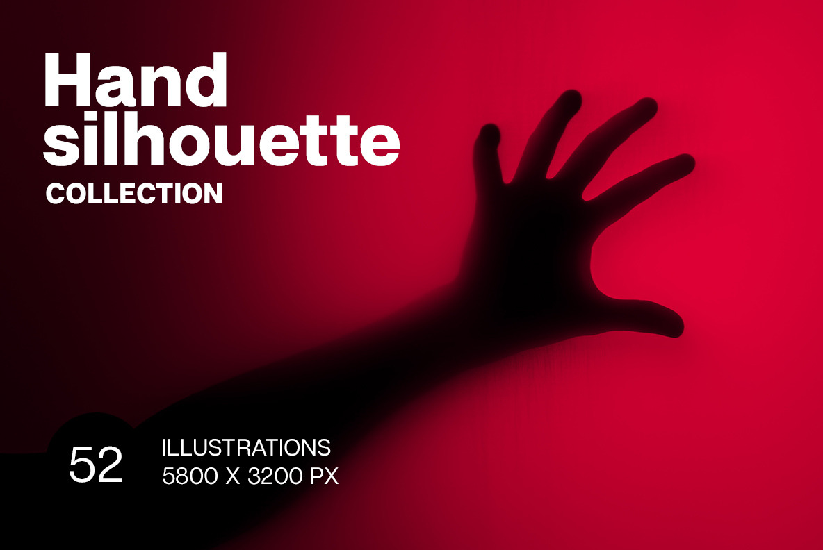 Hand silhouette Hand silhouette