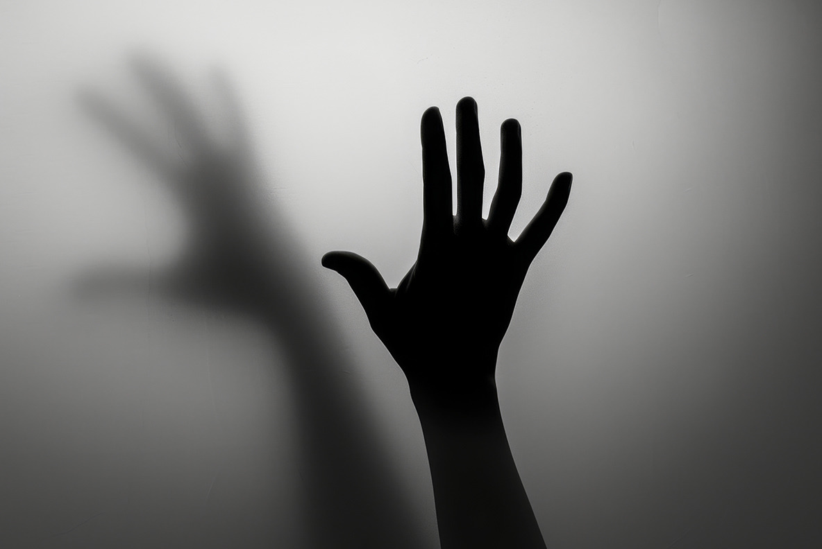 Hand silhouette Hand silhouette