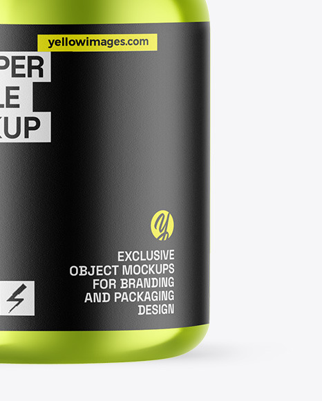 Metallic Dropper Bottle Mockup