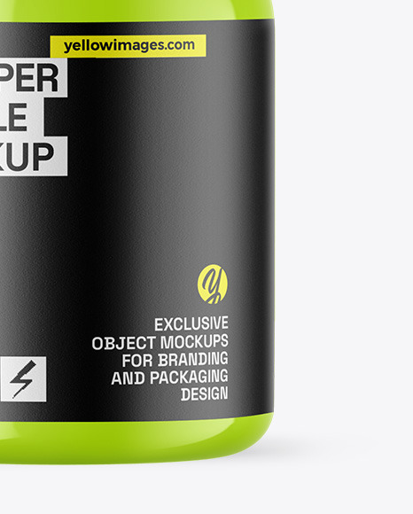 Glossy Dropper Bottle Mockup