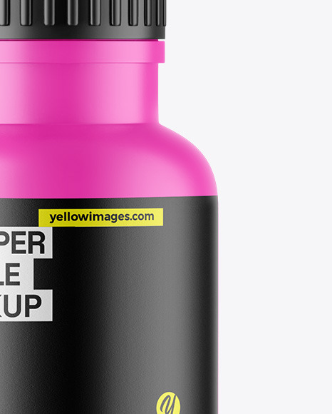 Matte Dropper Bottle Mockup