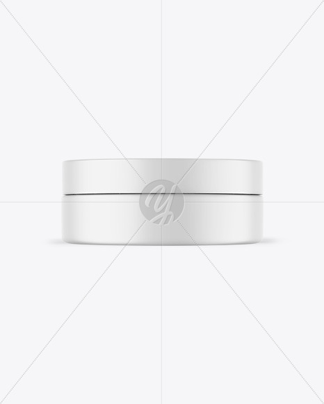 Matte Cosmetic Jar Mockup