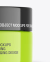 Glossy Cosmetic Jar Mockup