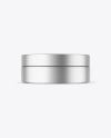 Matte Metallic Cosmetic Jar Mockup