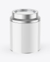 Glossy Tea Tin Can Mockup