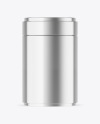 Metallic Tea Tin Can Mockup