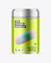 Metallic Tea Tin Can Mockup