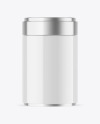 Glossy Tea Tin Can Mockup