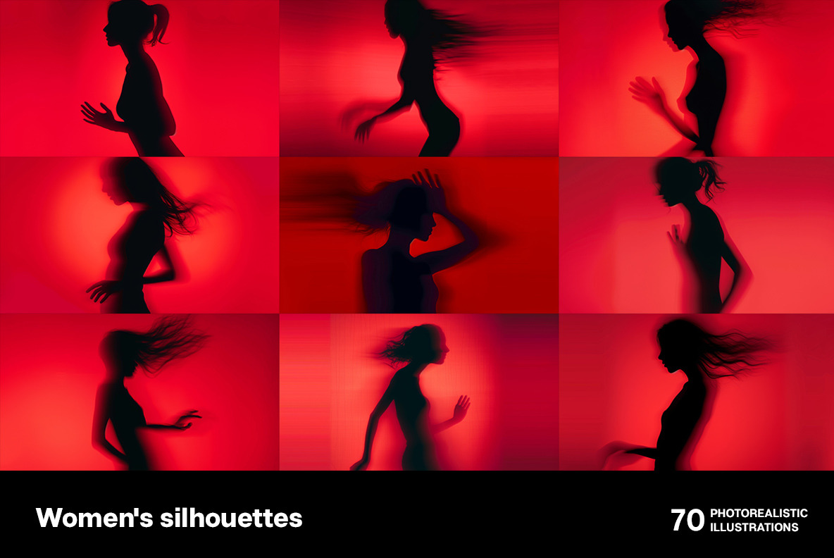 Women&#039;s silhouettes