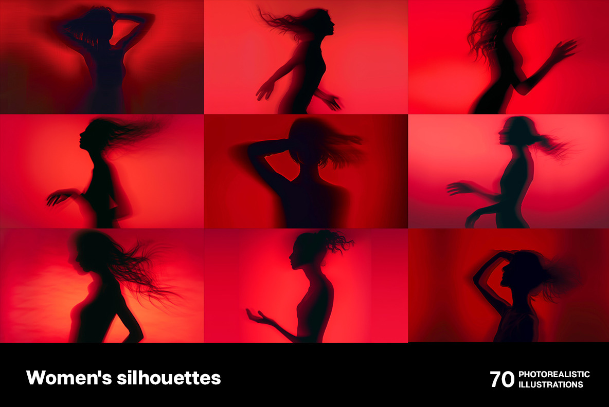 Women&#039;s silhouettes