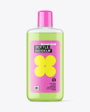 Clear Plastic Bottle Mockup