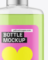 Clear Plastic Bottle Mockup